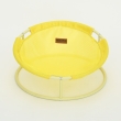 MISOKO Pet bed round Складаний лежак для домашніх тварин жовтий, 45x45x22 см
