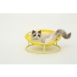 MISOKO Pet bed round Складаний лежак для домашніх тварин жовтий, 45x45x22 см - 3