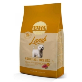 ARATON Lamb Adult All Breeds Сухий корм з ягням для дорослих собак всіх порід 3 кг