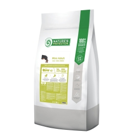 Nature's Protection Mini Adult Small Breeds Сухий корм для дорослих собак малих порід з м'ясом птиці, 18 кг