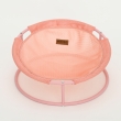 MISOKO Pet bed round Складаний лежак для домашніх тварин рожевий, 45x45x22 см