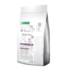 Nature's Protection Superior Care White Dogs Grain Free Salmon Junior All Breeds Сухий беззерновий корм для юніорів усіх порід з лососем, 17 кг