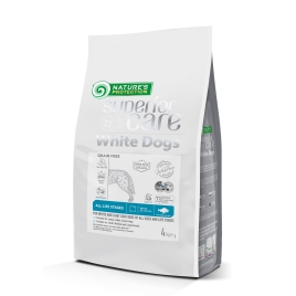 Nature's Protection Superior Care White Dogs Grain Free White Fish All Sizes&amp;Life Stages Сухий беззерновий корм для собак усіх розмірів і стадій життя з білою рибою, 4 кг