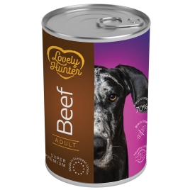 Lovely Hunter Adult Beef Вологий корм для дорослих собак з яловичиною, 400 г