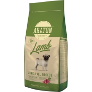 ARATON Lamb Junior All Breeds Сухий корм з ягням і рисом  для юніорів всіх порід 15 кг