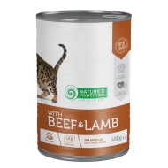 Nature's Protection Adult cats Beef &amp; Lamb Вологий корм для котів з яловичиною і ягням, 400 г