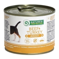 Nature's Protection Adult Beef &amp; Turkey Вологий корм для собак з яловичиною та індичкою, 200 г