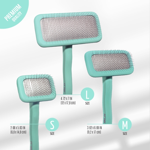 Tauro Pro Line Щітка дерев'яна прямокутна, зубці 11 мм, м'ятна, M, 9,2 х 17 см - 3