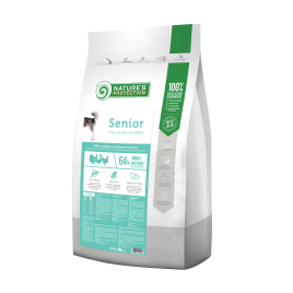 Nature's Protection Senior All Breed Сухий корм для літніх собак від 7 років усіх порід з м'ясом птиці, 12 кг