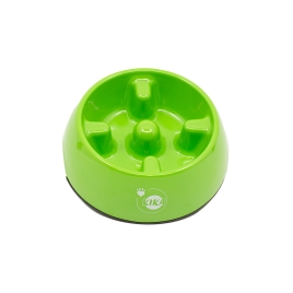 Миска для повільного харчування для собак KIKA, зелена, розмір L