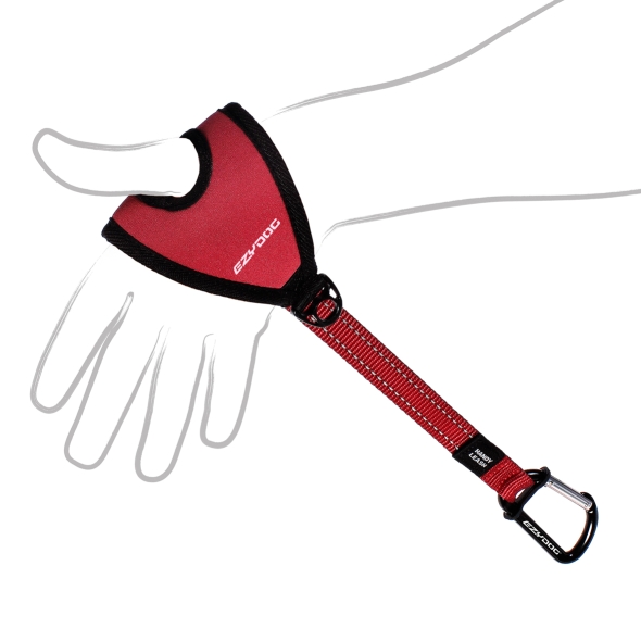 Повідець EzyDog 38 см червоний - 1