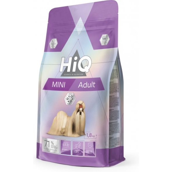 HiQ Mini Adult Сухий корм для дорослих собак малих порід, 1,8 кг