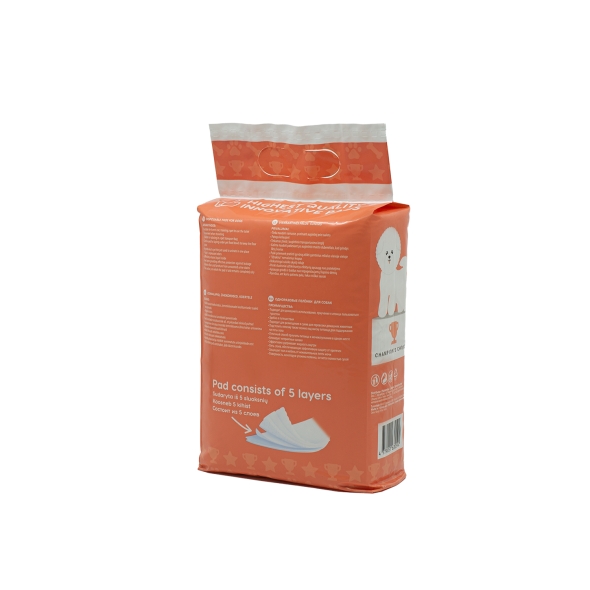 MISOKO Одноразові пелюшки для собак з ароматом персика (цуценята та кісточки), 45*60 см, 10 шт - 2