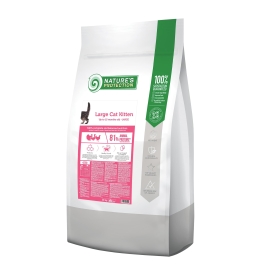 Nature's Protection Large cat Kitten Сухий корм для кошенят великих порід, 18 кг