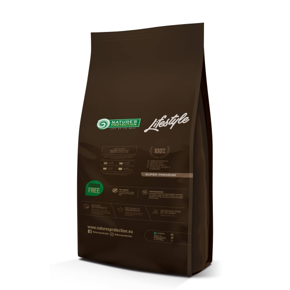 Nature's Protection Lifestyle Grain Free Lamb Adult All Breeds Сухий беззерновий корм для собак усіх порід з ягням, 17 кг - 1