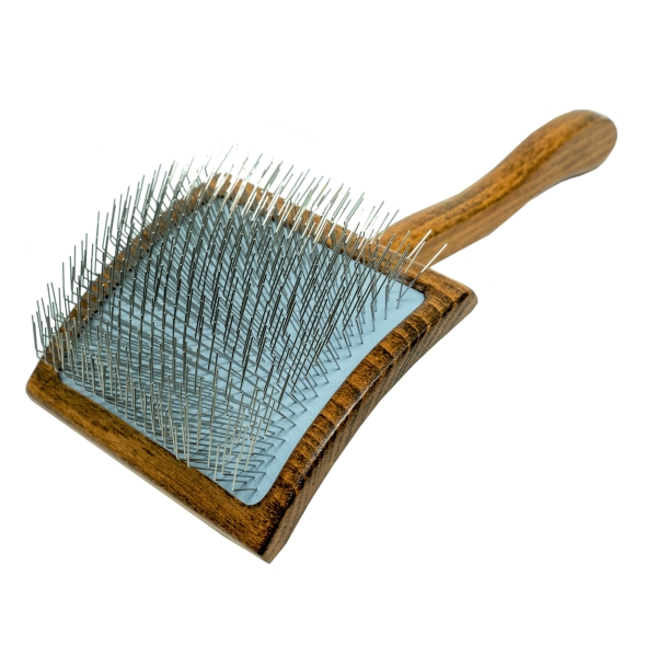 Tauro Pro Line Щітка дерев'яна прямокутна, штивти 25 мм для собак з довгою або густою шерстю - 1