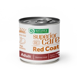 Nature's Protection Superior Care Red Coat Adult Soup Tuna &amp; Salmon Суп для собак з рудим забарвленням з тунцем і лососем, 140 мл