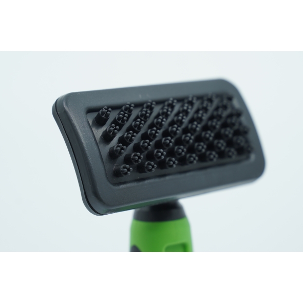Гребінець-щітка для собак та котів Mr.Fluffy Pet massage brush, medium - 3
