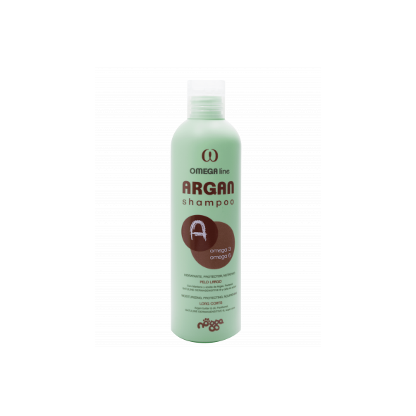 Nogga Omega Line Argan Зволожуючий шампунь з олією аргани для довгошерстих порід 250 мл