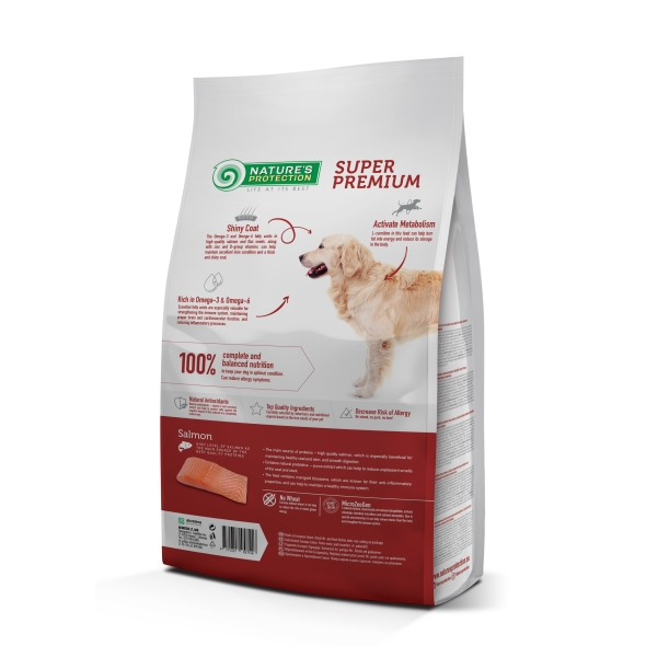 Nature's Protection Extra Salmon Adult All Breeds Сухий корм для дорослих собак усіх порід з лососем, 2 кг - 1