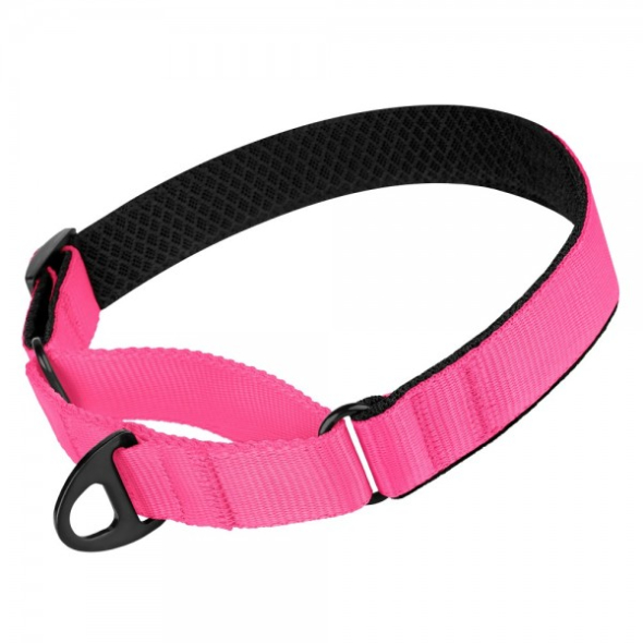 Barksi Нашийник для собак Мартингейл з 3D сіткою рожевий, розмір S