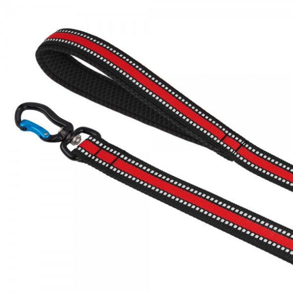 Barksi Mesh Повідець для собак червоний, розмір S - 2