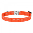 Barksi Active Нашийник для собак зі світловідбиттям і металевою пряжкою кораловий, розмір XS - 4