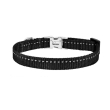 Barksi Active Нашийник для собак зі світловідбиттям і металевою пряжкою чорний, розмір M - 3
