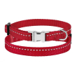 Barksi Active Нашийник для собак зі світловідбиттям і металевою пряжкою червоний, розмір S - 2