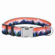 Barksi Urban Travel Нашийник для собак нейлоновий з металевою пряжкою Гори, розмір M - 1