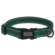 Barksi Нашийник для собак Брезент з металевою пряжкою зелений, розмір M - 1