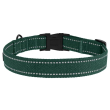 Barksi Нашийник для собак Брезент з металевою пряжкою зелений, розмір M - 2