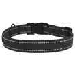 Barksi Нашийник для собак Брезент з металевою пряжкою графіт, розмір S - 2