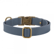 Barksi Antiq Нашийник для собак шкіряний плоский денім, розмір S - 2