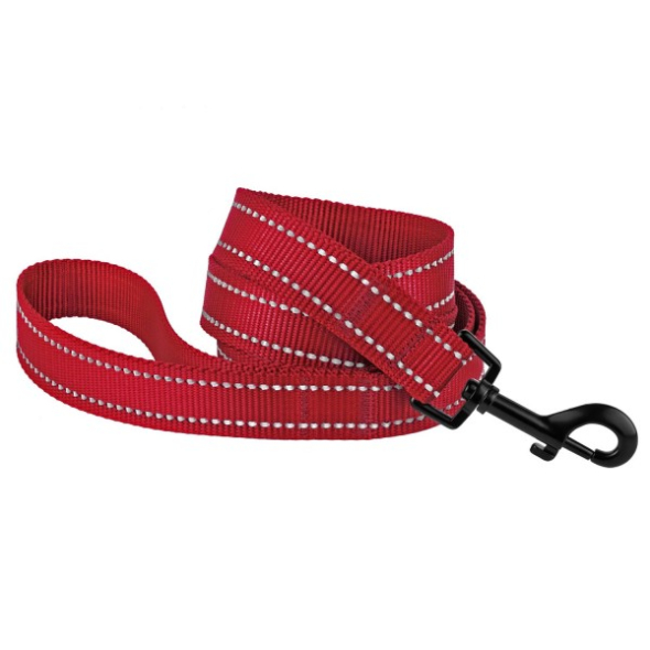 Barksi Active Повідець для собак зі світловідбиттям червоний, розмір S