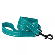 Barksi Active Повідець для собак зі світловідбиттям бірюзовий, розмір М