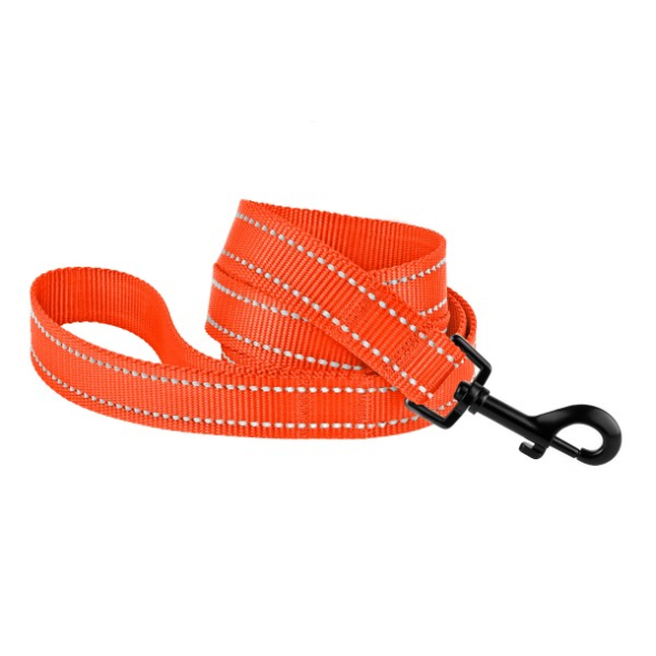 Barksi Active Повідець для собак зі світловідбиттям кораловий, розмір L