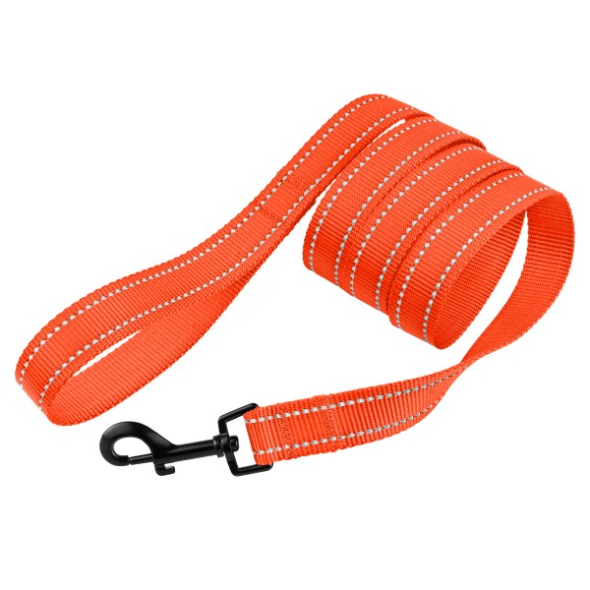 Barksi Active Повідець для собак зі світловідбиттям кораловий, розмір L - 1