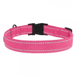 Barksi Нашийник для собак Брезент з металевою пряжкою рожевий, розмір XL - 3