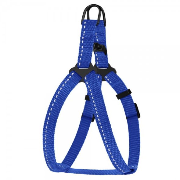 Barksi Active Шлея для собак дрібних порід зі світловідбиттям синя, розмір XS