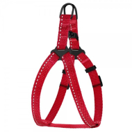 Barksi Active Шлея для собак дрібних порід зі світловідбиттям червона, розмір XS