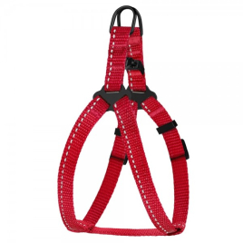 Barksi Active Шлея для собак дрібних порід зі світловідбиттям червона, розмір XS