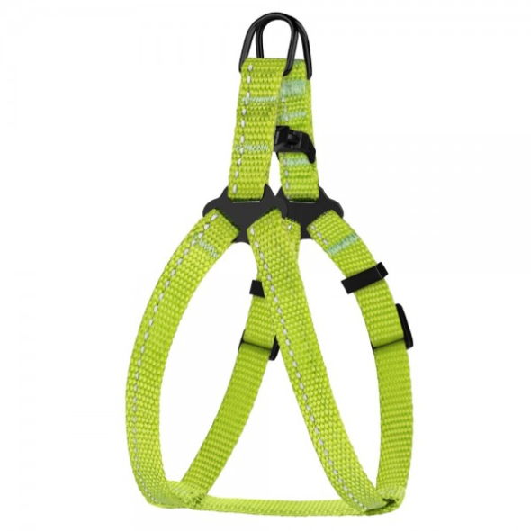 Barksi Active Шлея для собак дрібних порід зі світловідбиттям салатова, розмір XS