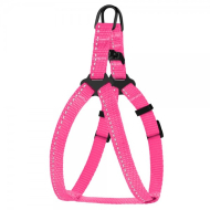Barksi Active Шлея для собак дрібних порід зі світловідбиттям рожева, розмір XS