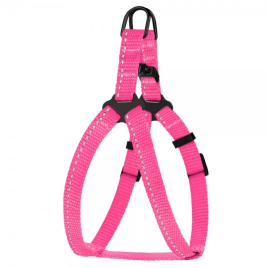 Barksi Active Шлея для собак дрібних порід зі світловідбиттям рожева, розмір XS