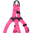 Barksi Active Шлея для собак дрібних порід зі світловідбиттям рожева, розмір XS - 2
