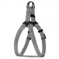 Barksi Active Шлея для собак дрібних порід зі світловідбиттям сіра, розмір XS