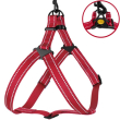 Barksi Active Шлея для собак зі світловідбиттям червона, розмір L - 2