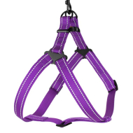 Barksi Active Шлея для собак зі світловідбиттям фіолетова, розмір М