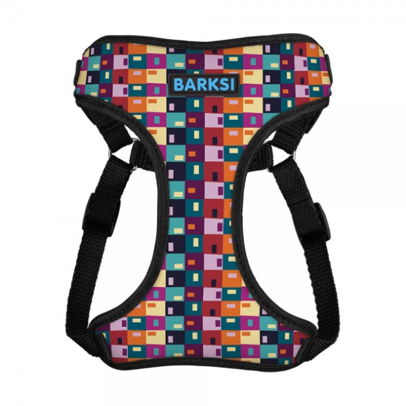 Barksi Sport Шлея для собак дрібних порід Печворк, розмір M - 1